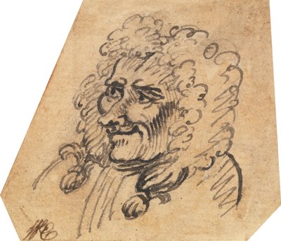 Grotesk mannehode av William Hogarth