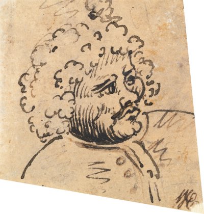 Grotesk mannshode av William Hogarth