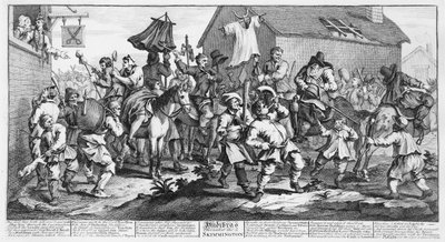 Hudibras Encounters the Skimmington, fra 