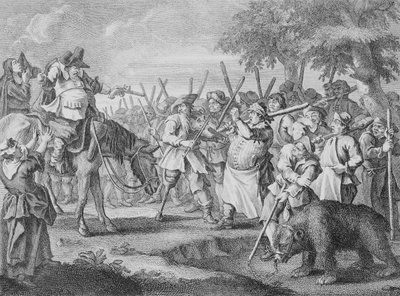 Hudibras#39; første eventyr, fra «Hudibras» av Samuel Butler av William Hogarth