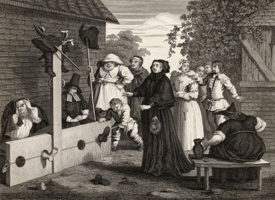 Hudibras and Ralpho in the Stocks, fra 