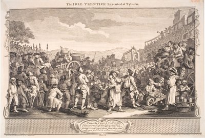 Industri og lediggang av William Hogarth