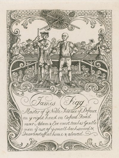 James Figgs byttekort designet av Hogarth av William Hogarth