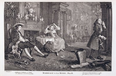 Ekteskap a la Mode av William Hogarth