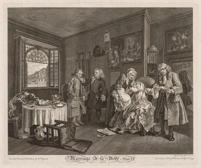Marriage à la Mode: The Death of the Countess av William Hogarth