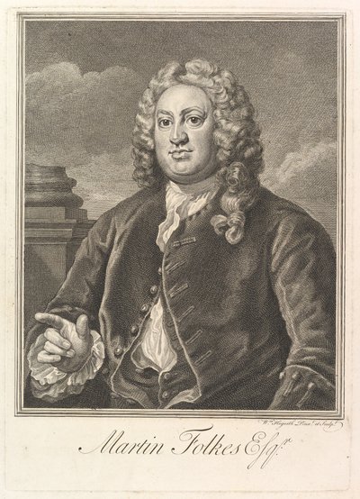 Martin Folkes, 1742. av William Hogarth