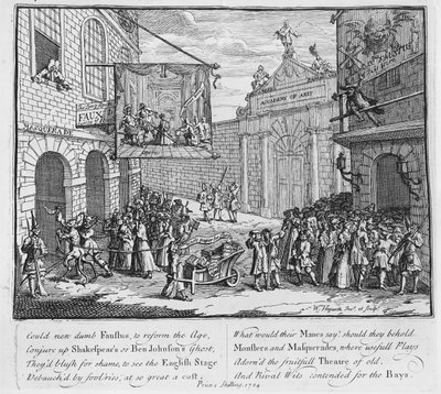 Masquerades and Operas, Burlington Gate, 1724 av William Hogarth