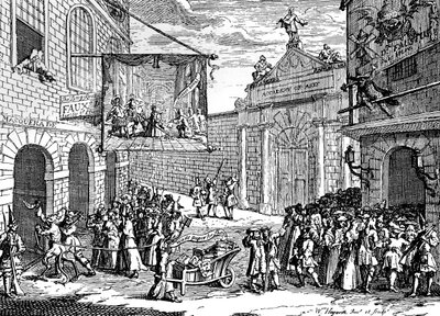Maskerader og operaer, 1724. av William Hogarth