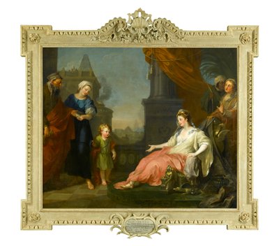 Moses brakte for faraos datter, 1746 av William Hogarth