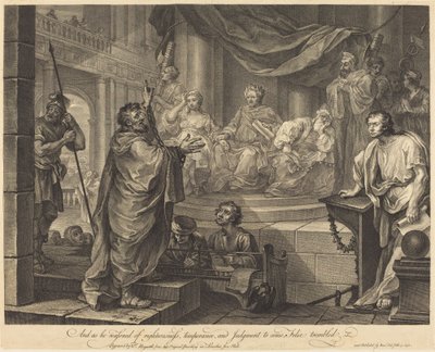 Paul før Felix av William Hogarth