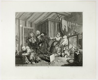 Tavle fem, fra En skjøges fremgang av William Hogarth