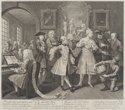 Velstand med en horers smil av William Hogarth