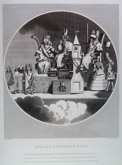 Kongedømme, bispedømme og lov av William Hogarth