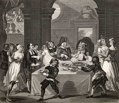Sancho at the Feast Starved by his Physician, fra 