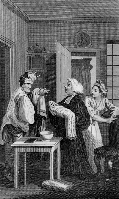 Andre frontispice til Tristram Shandy av William Hogarth av William Hogarth