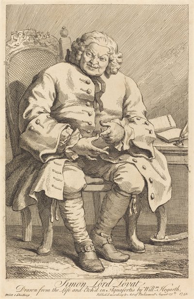 Simon Lord Lovat av William Hogarth
