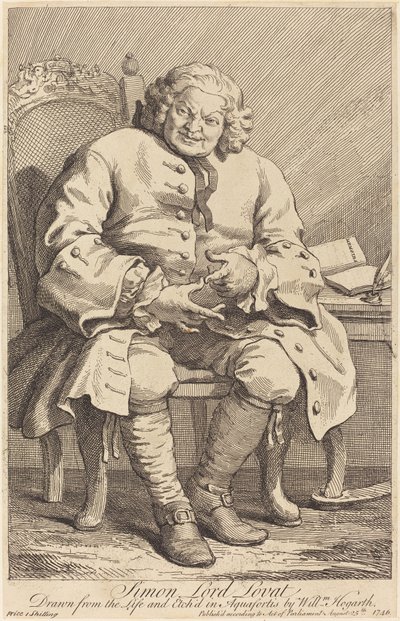 Simon Lord Lovat av William Hogarth