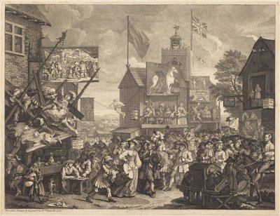 Southwark-markedet av William Hogarth