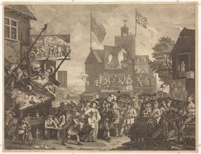 Southwark Fair av William Hogarth