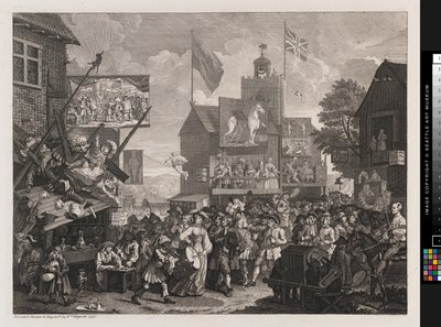 Southwark Fair av William Hogarth