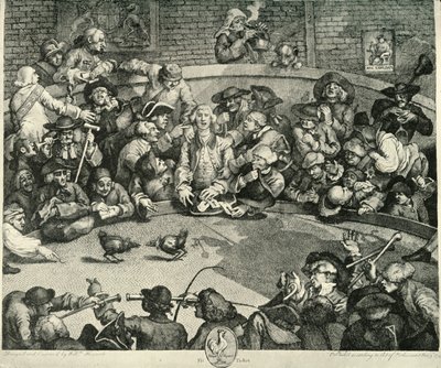 Sport i det attende århundre, c1720-1764, 1925. av William Hogarth
