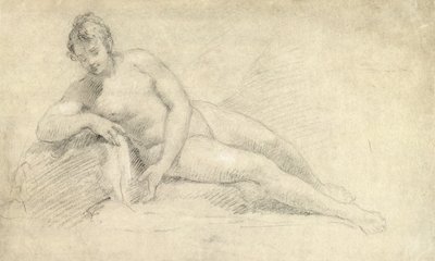 Studie av en naken kvinne av William Hogarth