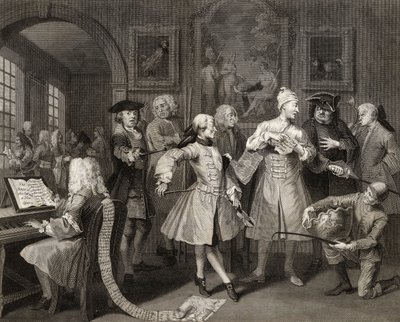 Omgitt av kunstnere og professorer, plate II fra 