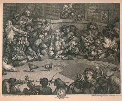 Cock-pit, 1759. av William Hogarth