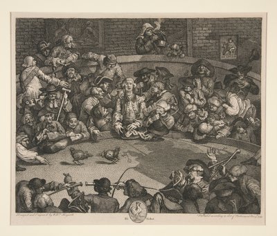 Hanekampen av William Hogarth