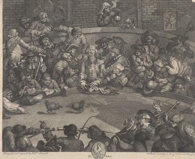 Hanekampen av William Hogarth