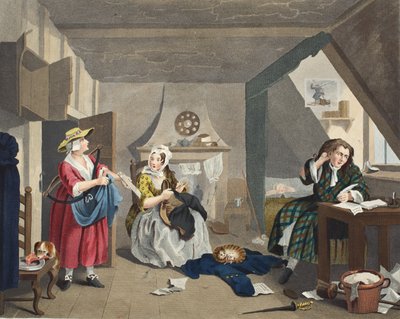 The Distressed Poet, illustrasjon fra 