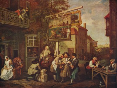 Valget: Søk etter stemmer, 1754-1755, c1915 av William Hogarth