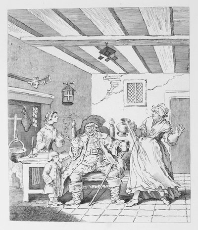Bøndene vender tilbake av William Hogarth