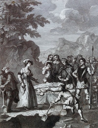 The Funeral of Chyrstom & Marcella som stadfester seg selv' av William Hogarth av William Hogarth
