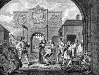 The Gates of Calais av William Hogarth av William Hogarth
