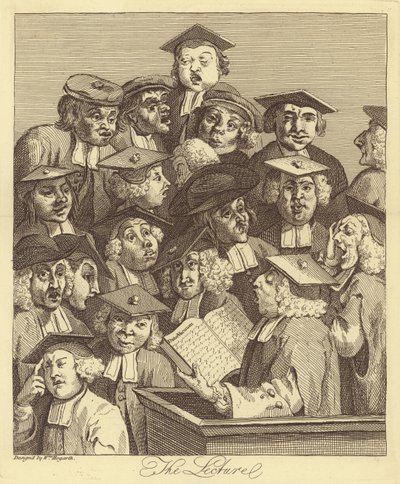 Forelesningen av William Hogarth