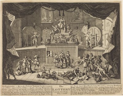 Lotteriet av William Hogarth