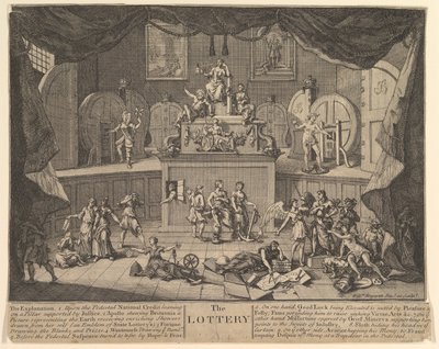 Lotteriet, etter 1724. av William Hogarth