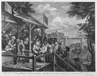 Avstemningen, 1758 av William Hogarth