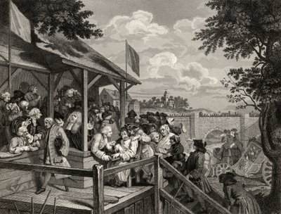 The Polling, gravert av George Presbury, fra 