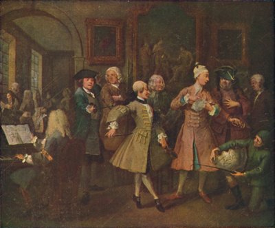 The Rakes Progress - The Levee, 1720-1735, 1920. av William Hogarth