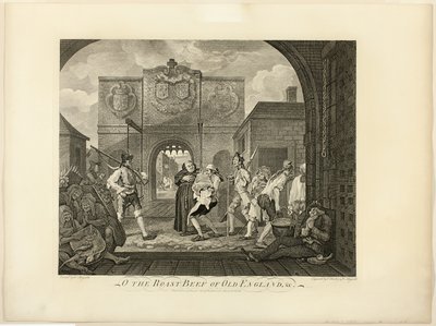 The Roast Beef of Old England av William Hogarth