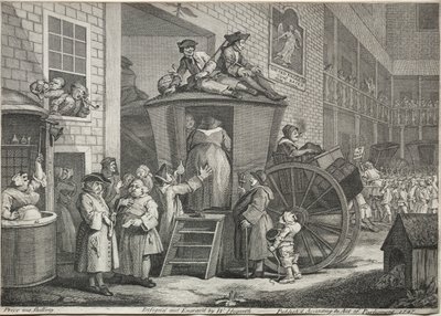 Scenecoachen av William Hogarth