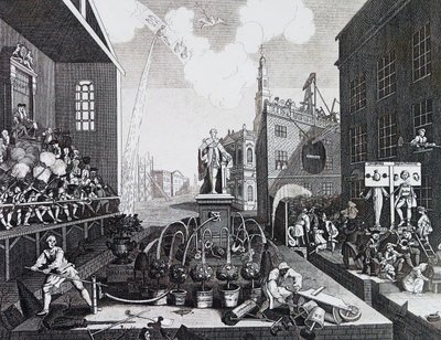 Tidene. Plate II 1762, av William Hogarth av William Hogarth