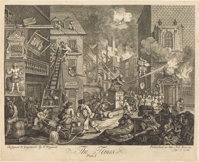 The Times, pl.1 av William Hogarth