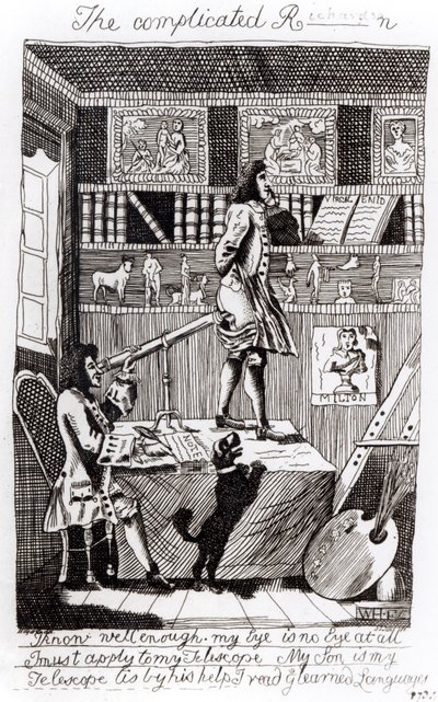 Den kompliserte Richardson, 1724 av William Hogarth
