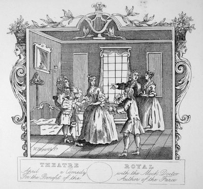 Det kongelige teater av William Hogarth
