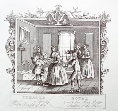 Teater Royal; Drury lane; London av William Hogarth
