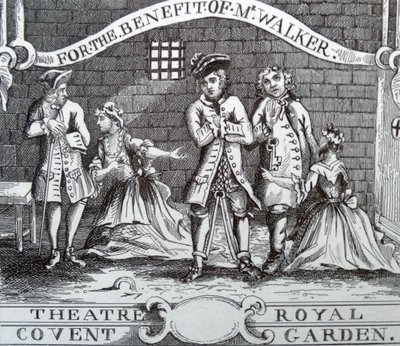 Billett til teateret av William Hogarth