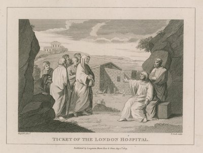 Billett til London Hospital av William Hogarth